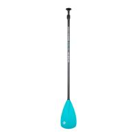 Two Bare Feet 2 Piece Fibreglass Hybrid SUP Paddle - Teal Extra Image 2 Preview